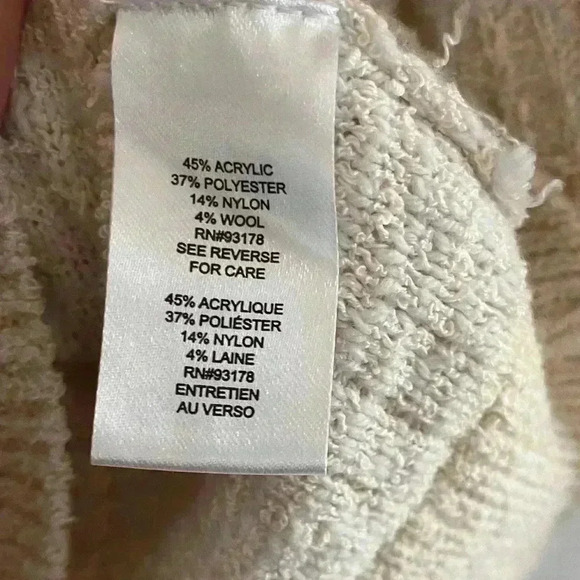 Elie Tahari Cream Pearl Button Long Knit Cardigan Sweater S - Picture 7 of 7